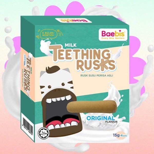 Baebis Milk Teething Rusks